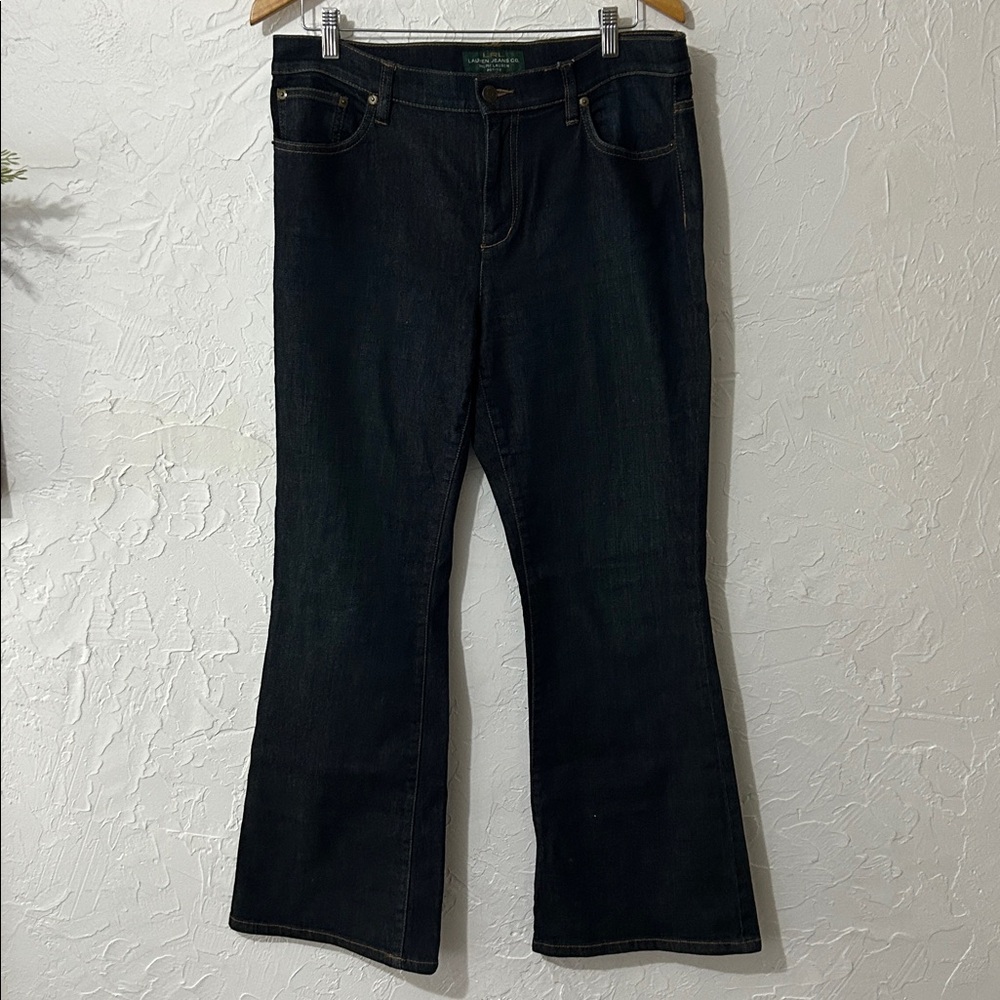 Ralph Lauren Dark Indigo Flared/Boot Cut Jeans
Women’s Size 12